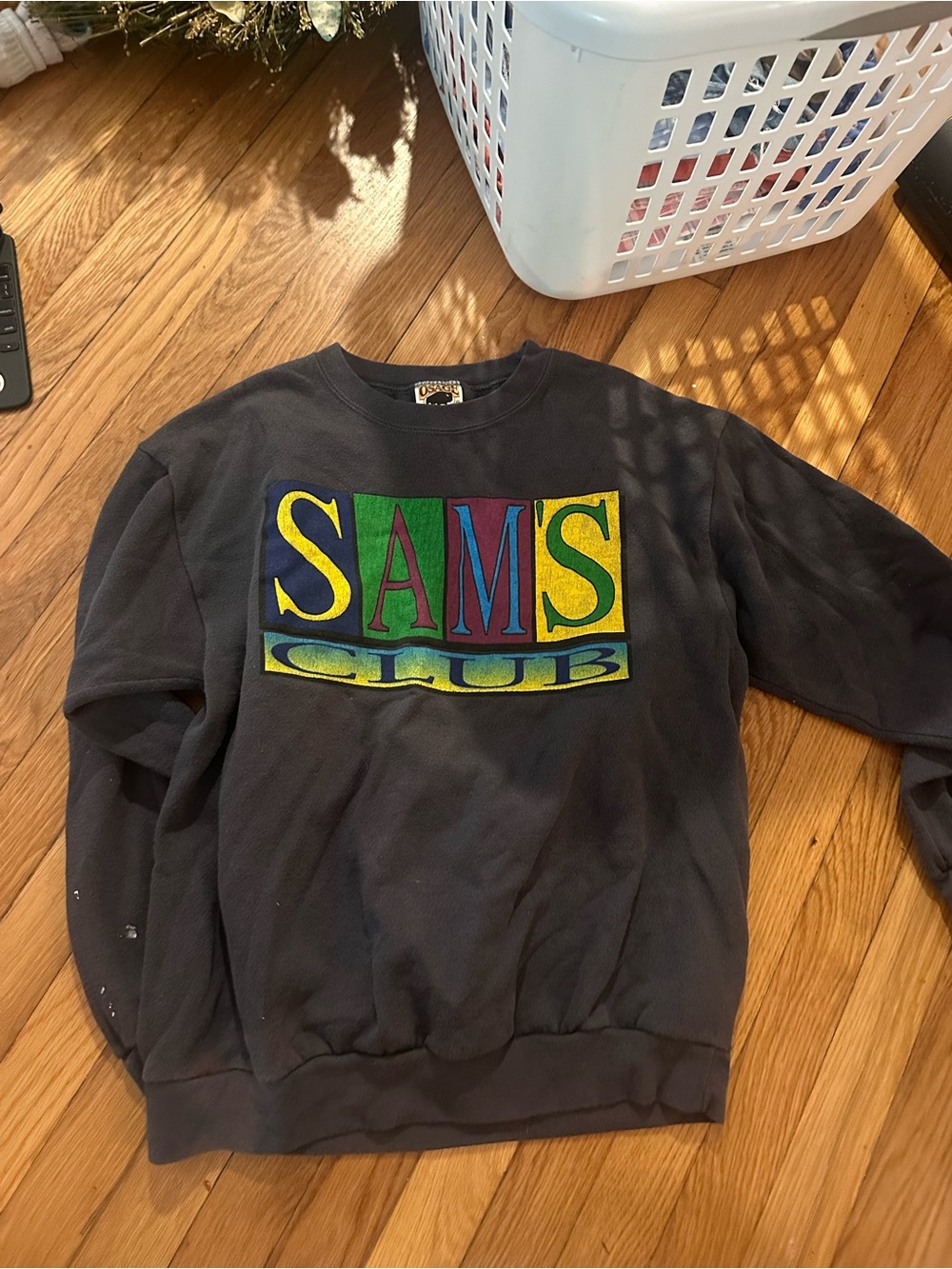 Vintage Black Sam’s Club Crewneck Sweatshirt